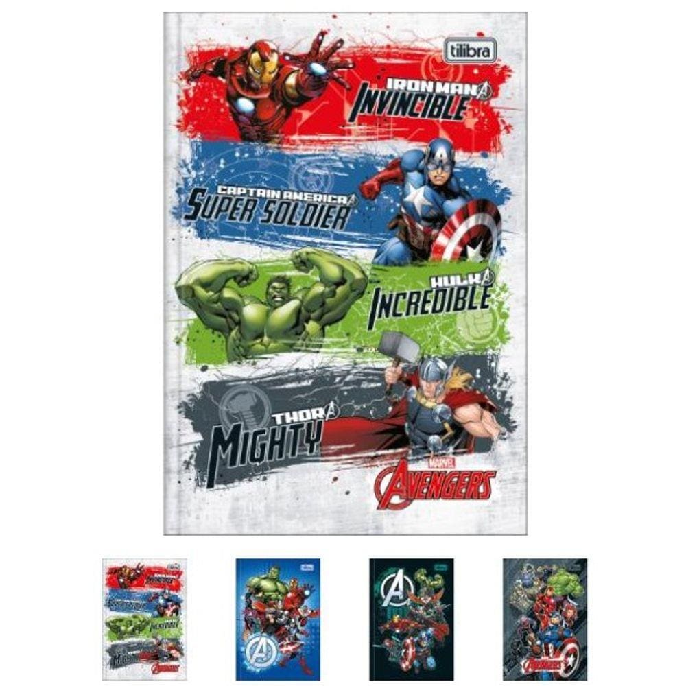 Caderno 1/4 080 Cd Avengers Tilibra 3089