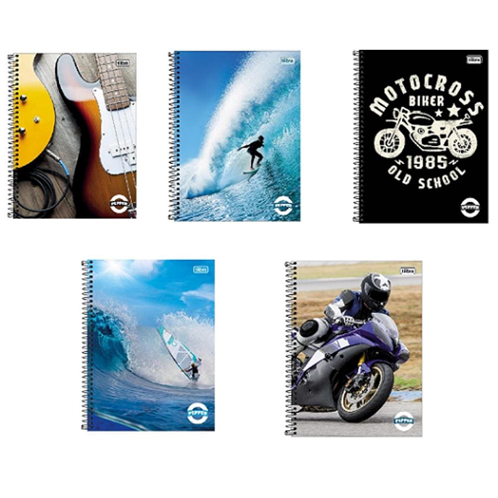Caderno 256 Cd Pepper Tilibra 234885
