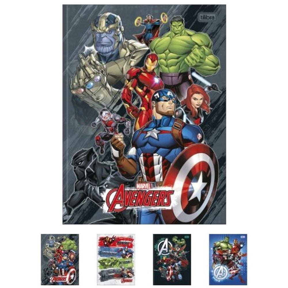 Caderno 048 Brochurao Cd Avengers Tilibr