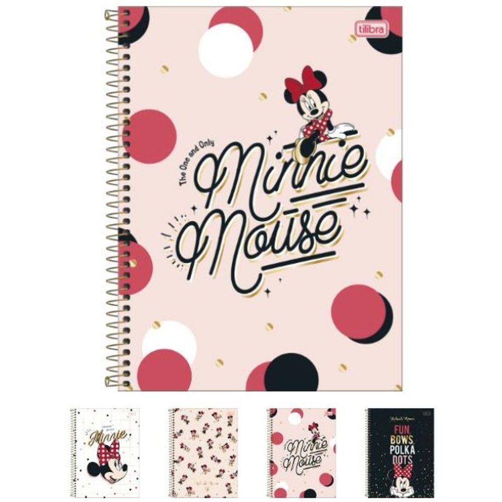 Caderno 160 Minnie Tilibra 308099 10M