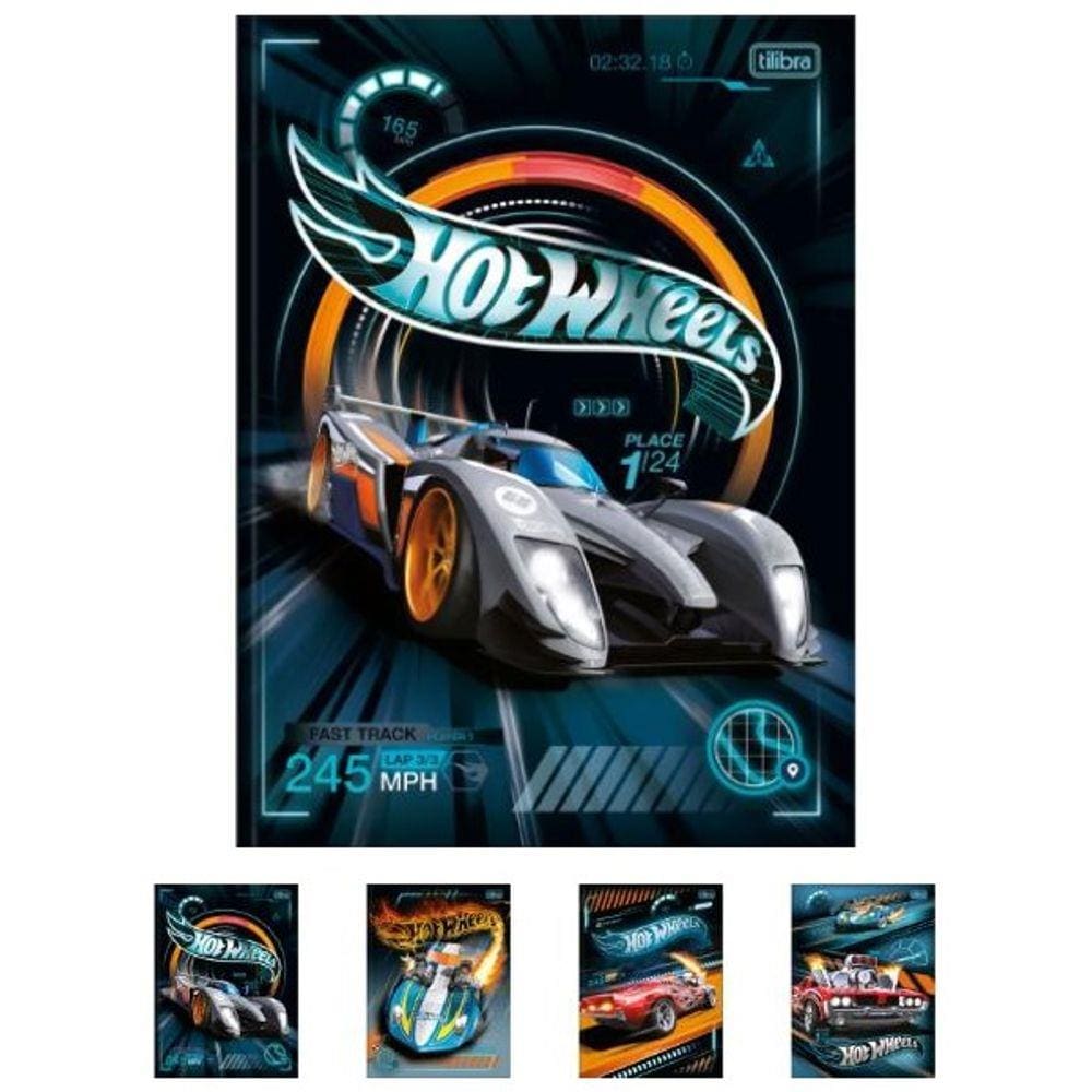 Caderno 048 Brochurao Cd Top Hot Wheels