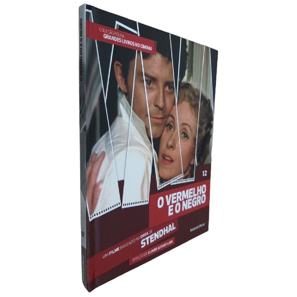 Livro/DVD nº 12 Filme O Vermelho e o Negro Coleção Folha