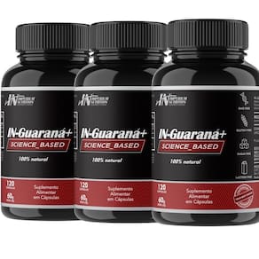 Combo 3x  IN-Guaraná+ (Guaraná 360 Cápsulas) Imperium Nutrition