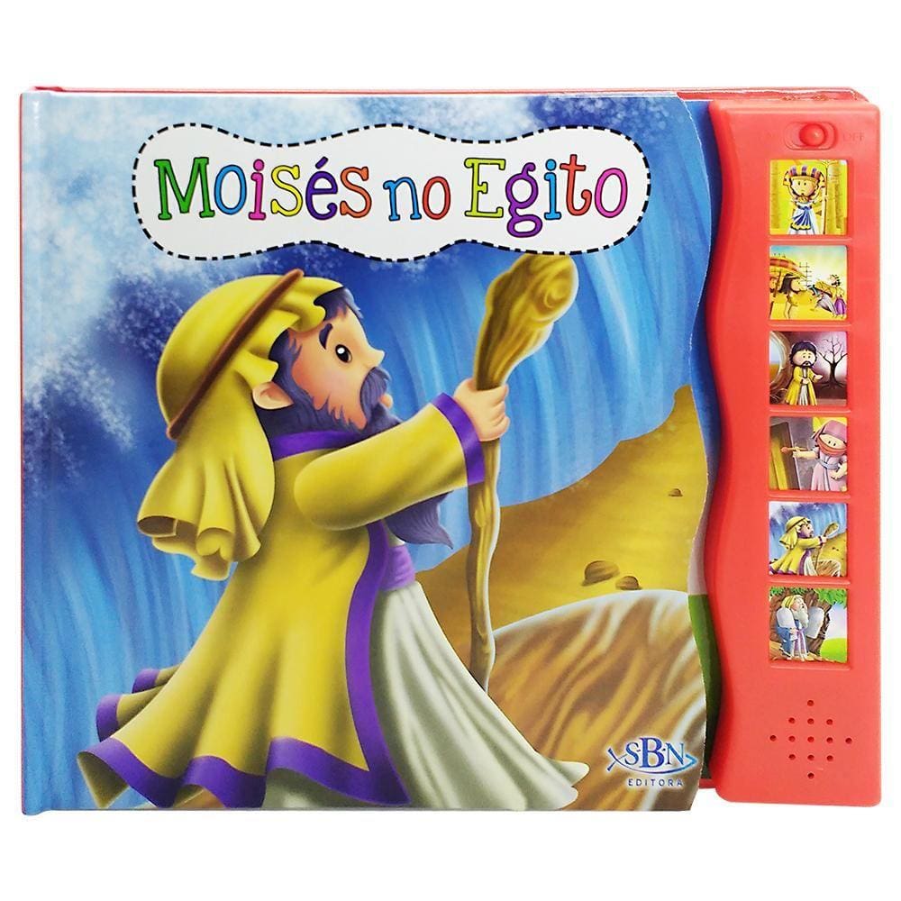 Livro Sonoro - Histórias da Bíblia: Moisés