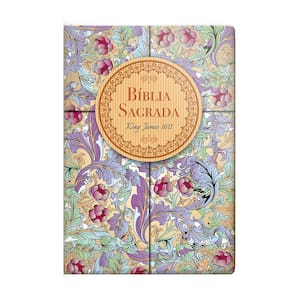 Bíblia King James 1611 Semi Luxo Cálamo e Canela