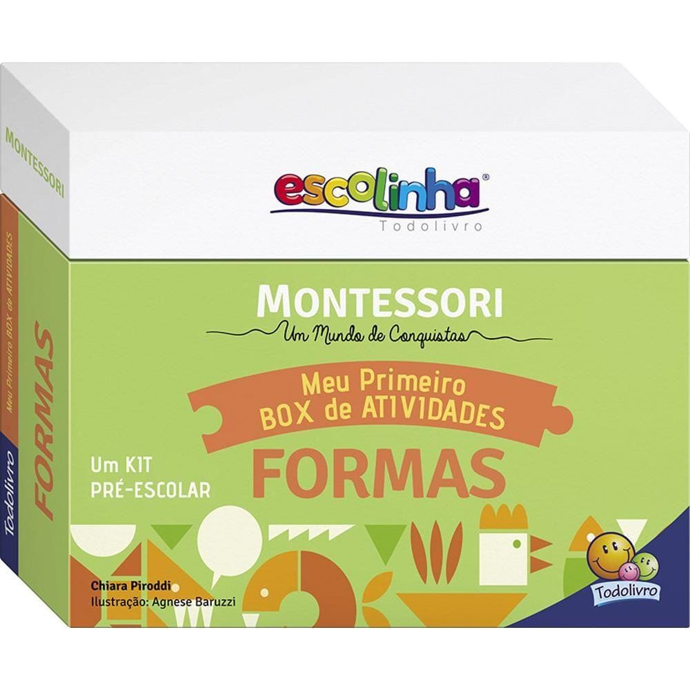 Montessori Meu Primeiro Box de Atividades... Formas (Escolinha)