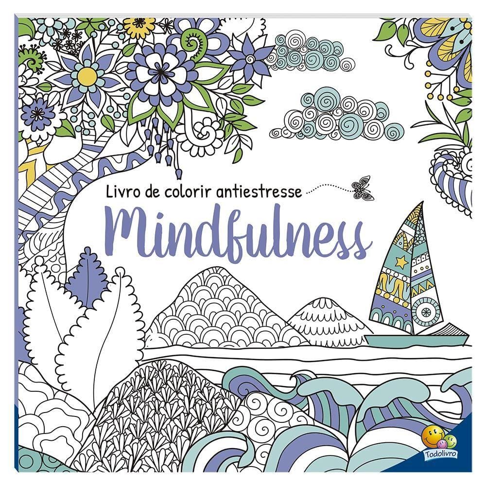 Livro de Colorir antiestresse: Mindfulness