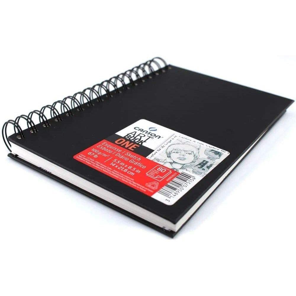Bloco Sketchbook Espiral A5 80 Folhas