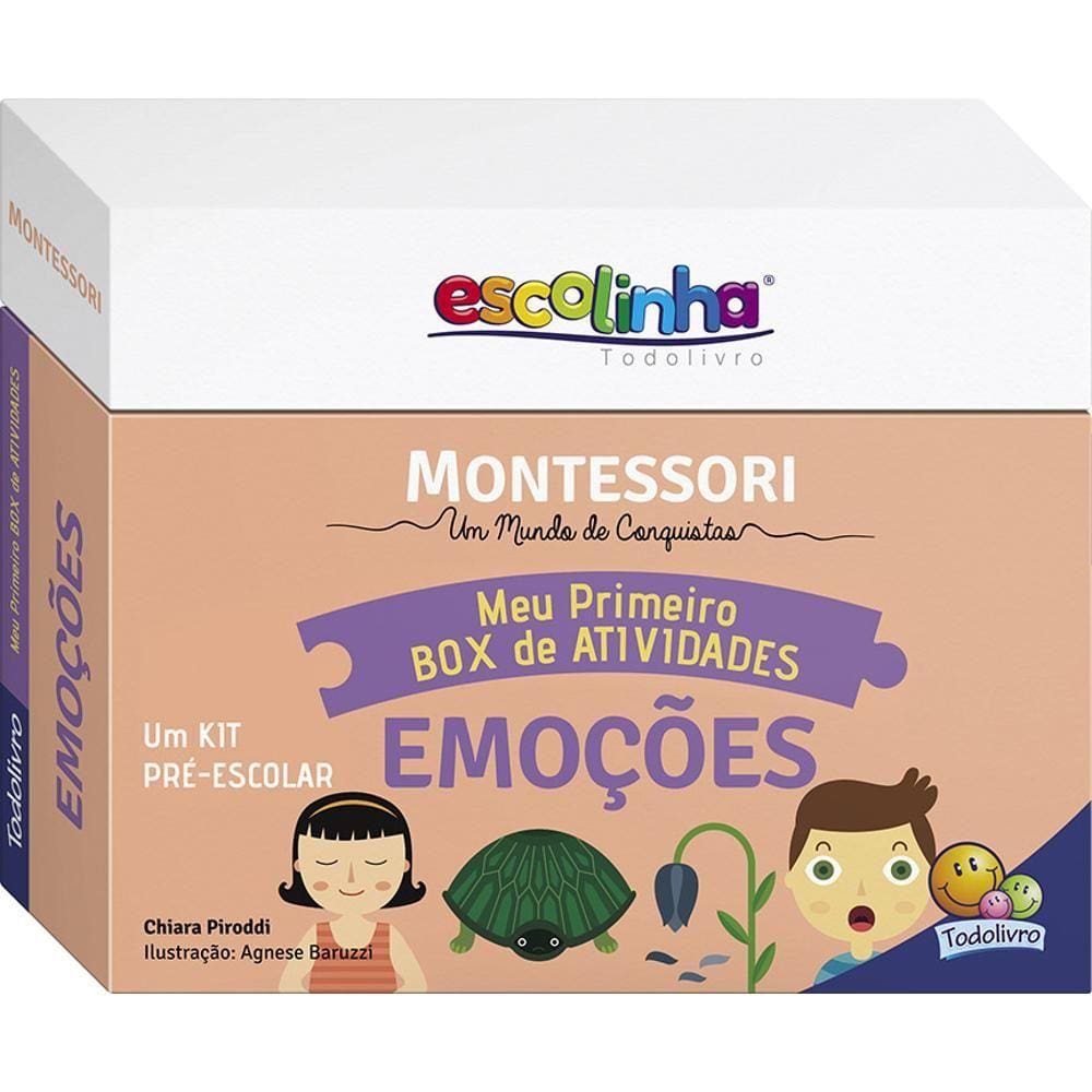 Montessori Meu Primeiro Box de Atividades... Emoções (Escolinha)