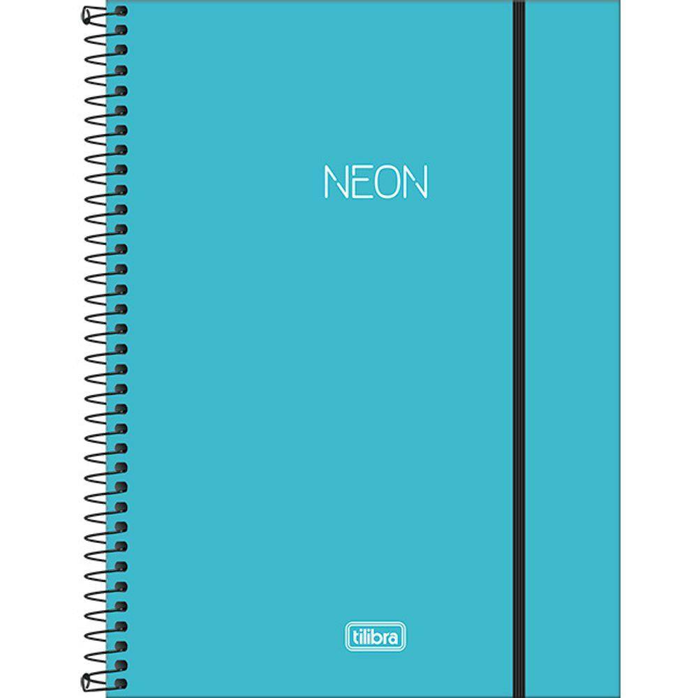 Caderno 160 Cp Neon Az Tilibra 302384