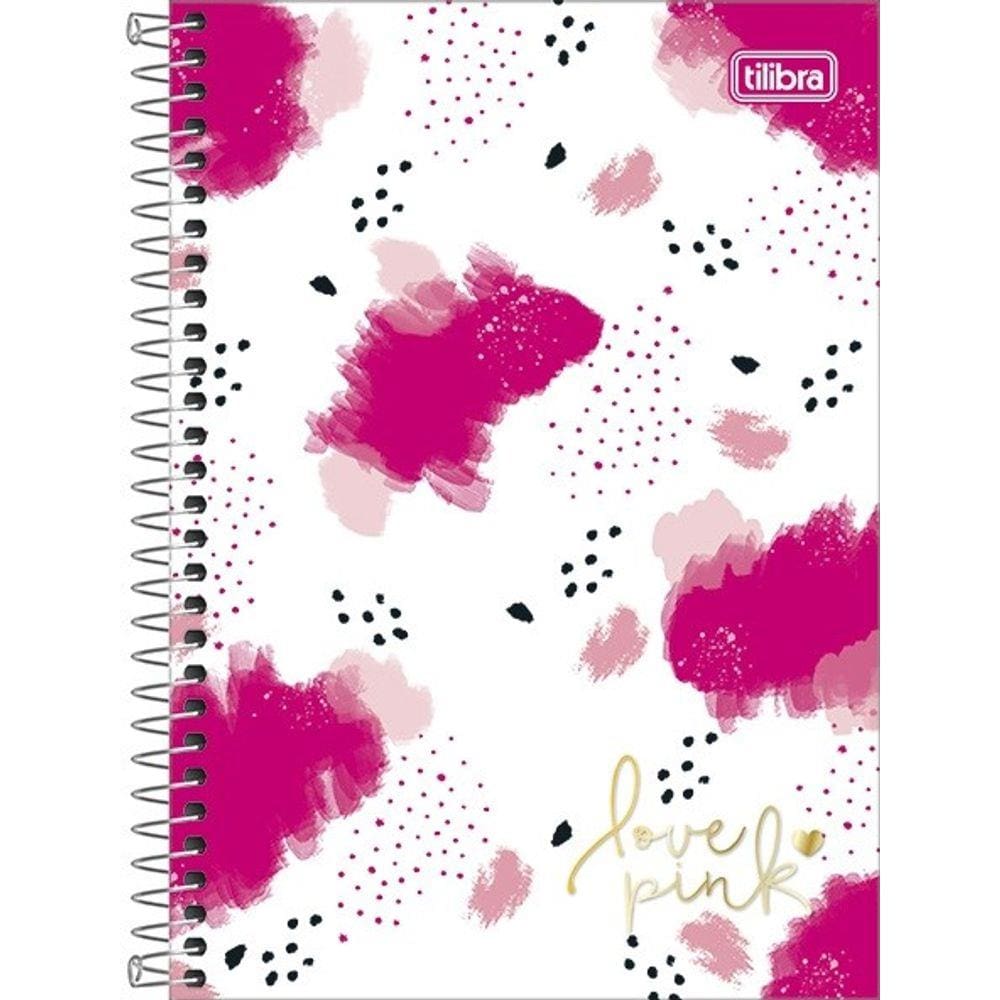 Caderno 080 Uni Love Pink 1M 304905