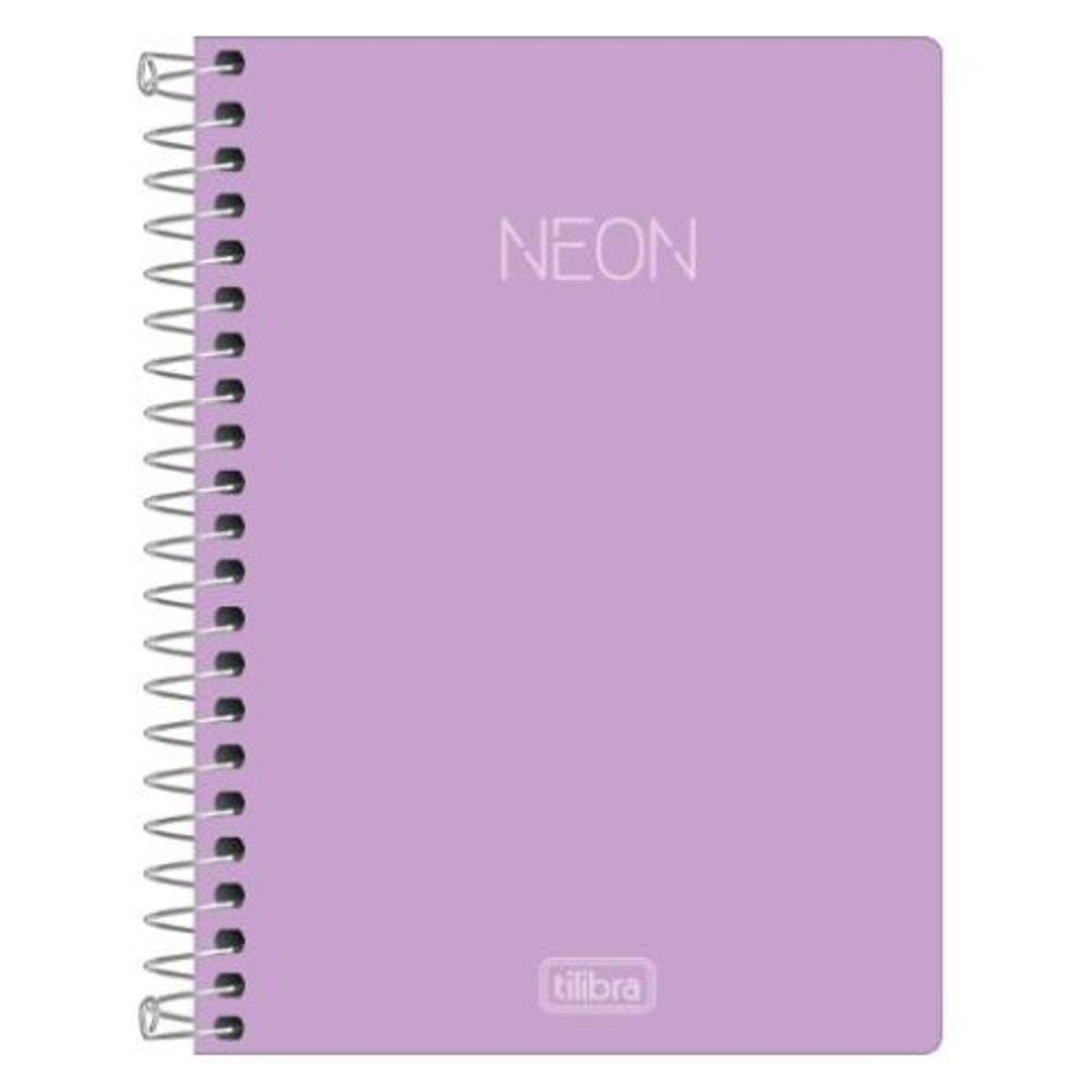 Caderneta Lilas Neon 80F 302635