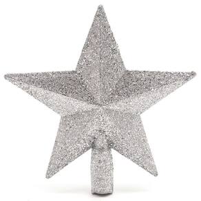 Ponteira Estrela 20x19cm NTA10046 Prata - Rio de Ouro
