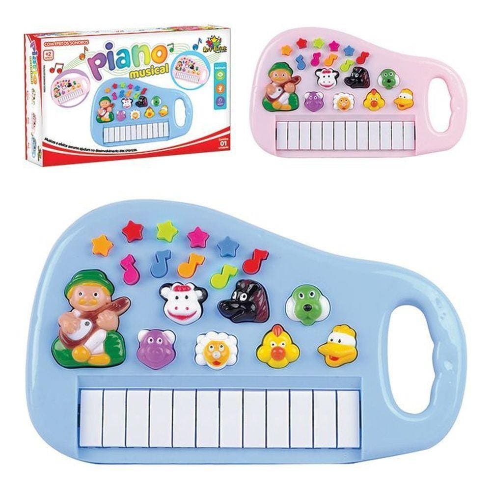 Piano Musical Com Luz Zein