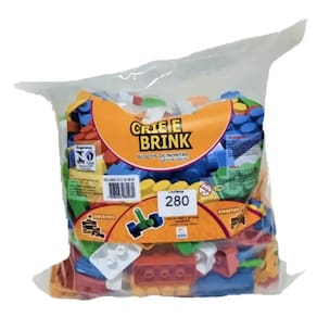 Blocos de montar Crie e Brink 280 peças - Usalar - UNICA