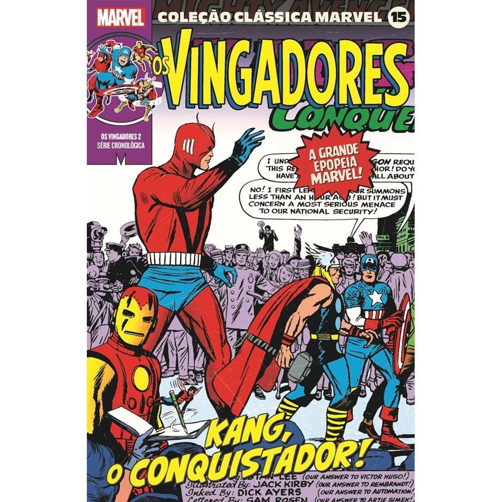 Coleção Clássica Marvel Vol.15 - Vingadores Vol.02