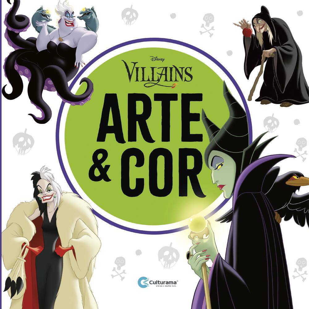 Arte E Cor Disney Vilões