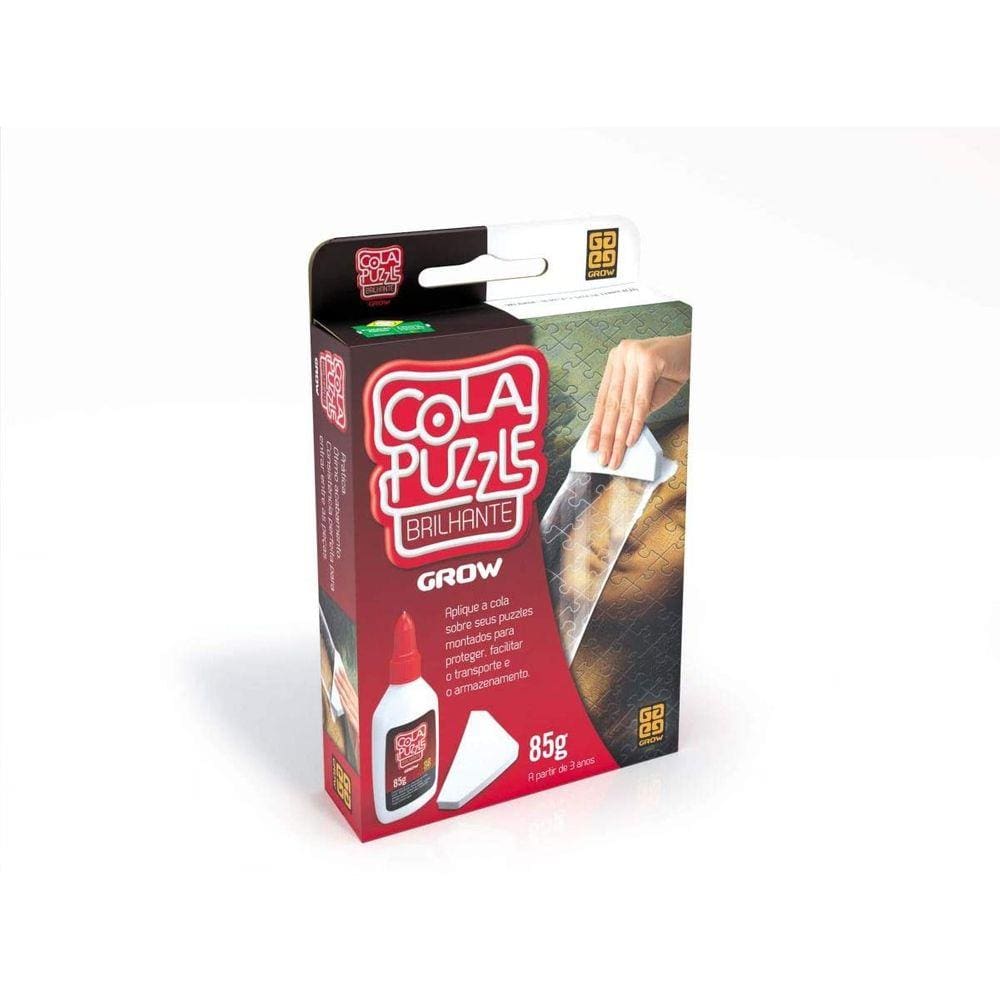 Cola Para Quebra Cabeça Grow Brilhante 01989