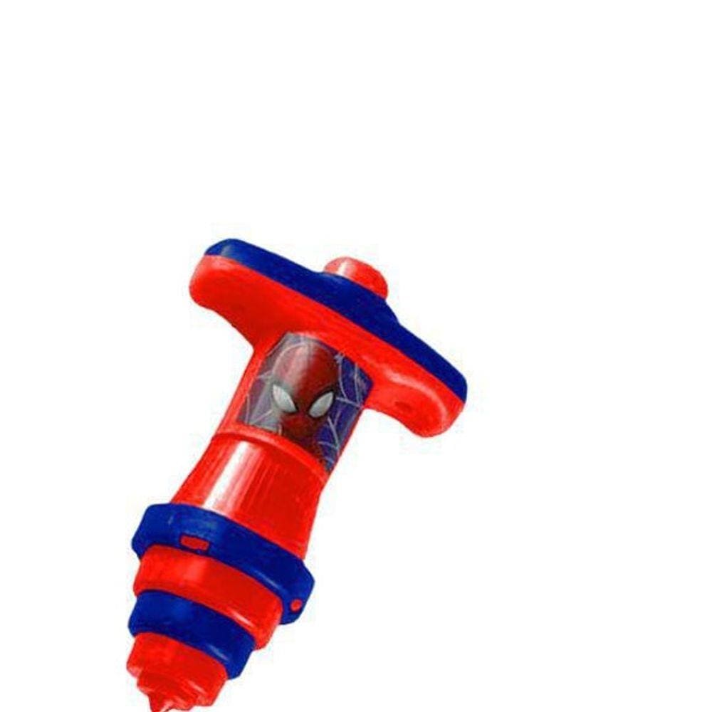 Pião Homem Aranha Com Disparador E Luz