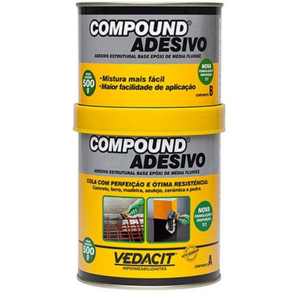 Cola Compound Adesivo A+B 1 KG OTTO BAUMGART
