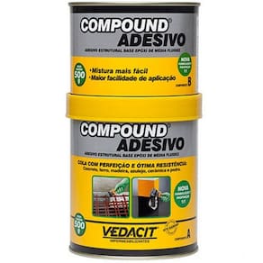 Cola Compound Adesivo A+B 1 KG OTTO BAUMGART
