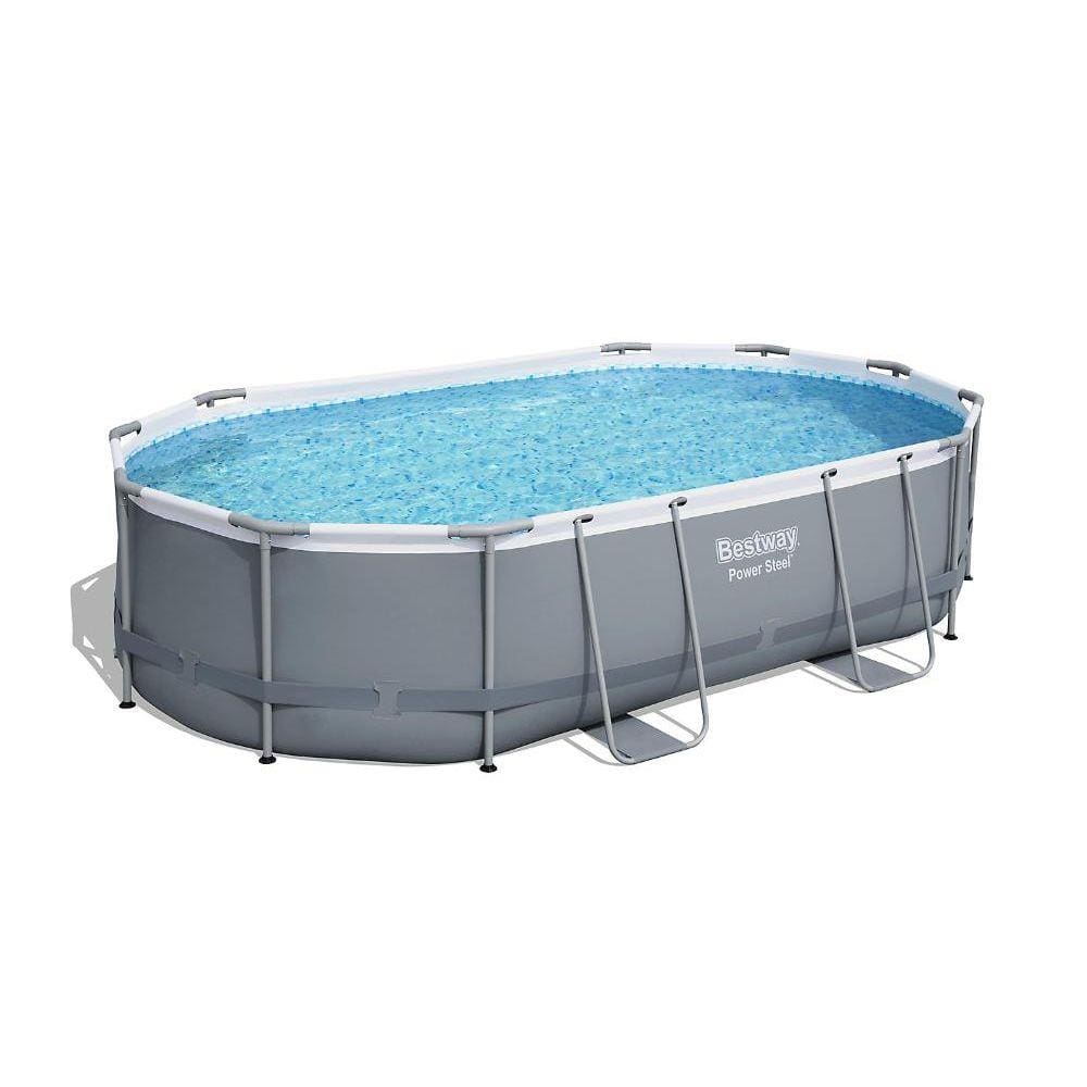 Piscina Estrutural Oval 10.949L com Filtro 220V Bestway