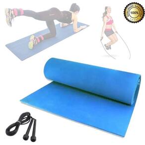Tapete Yoga Academia Pilates Studio Mat 1,80X0,50M + Corda