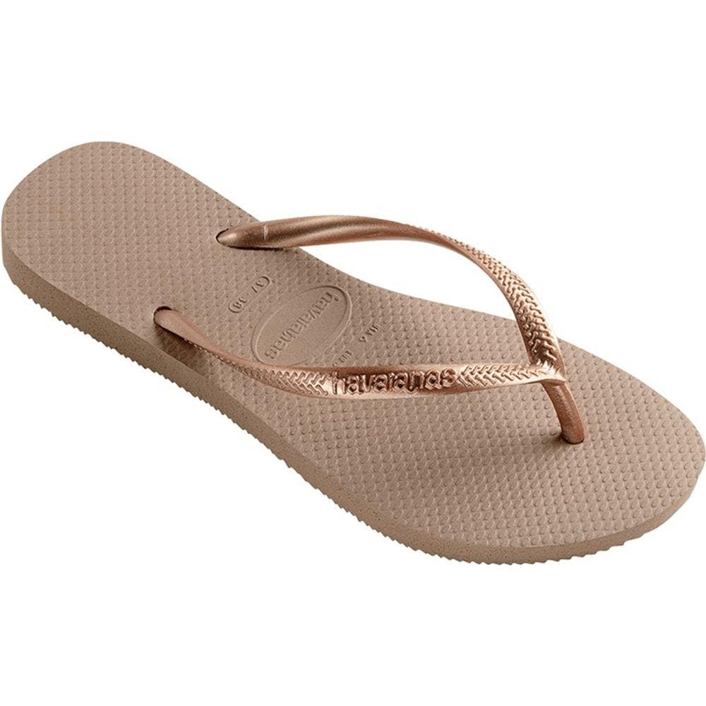 Chinelo Dedo Casual Feminino Borracha Havaianas Slim - 35-36 - Rosa