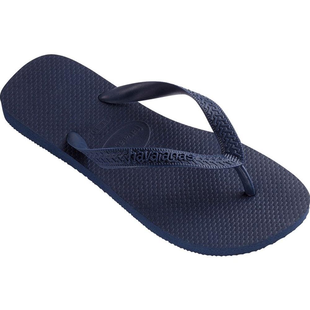 Chinelo Dedo Casual Unissex Clássico Borracha Havaianas Top - 43-44 - Azul Marinho