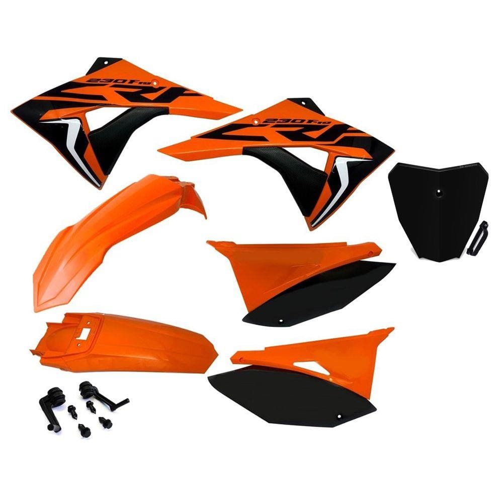 Kit Plástico Biker Elite Adesivos c/ Number Plate Next Crf 230