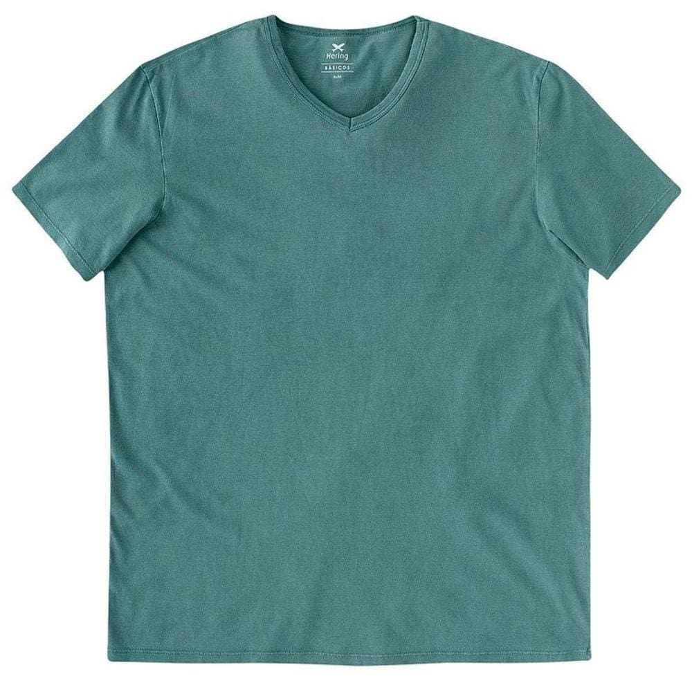 Camiseta Masculina Hering Gola V 022B