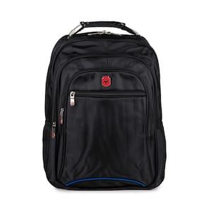 Mochila para Notebook Executiva Swissland Sl04003 em Poliéster Nobre com Cabo de Aço 18" Preta com A
