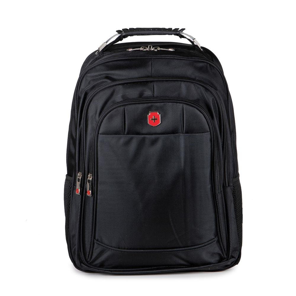 Mochila para Notebook Executiva Swissland SL04001 em Poliéster Nobre com Cabo de Aço 18" Preta