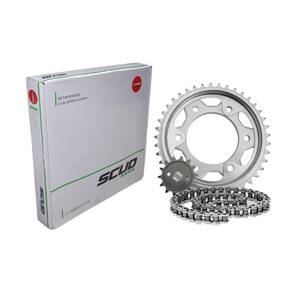 Kit Relação Honda Pop 110 Transmissão Completo Moto Scud