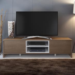 Rack para TV até 75 Polegadas Madesa Metz 180 cm 2 portas