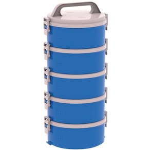 Conjunto 5 Marmitas Térmica Termopratos 1,5l Tekcor Lanche Almoço 3S 1D 1T - Soprano