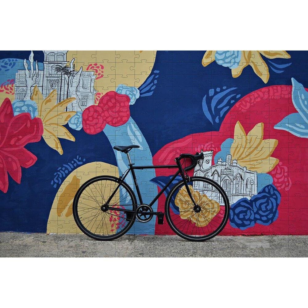 Presente Para Ciclistas Quebra Cabeça Art Bike + Toalha