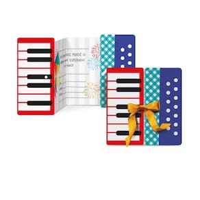 8 Convites Especial Sanfona Festa Junina Arraial Com 12x11cm