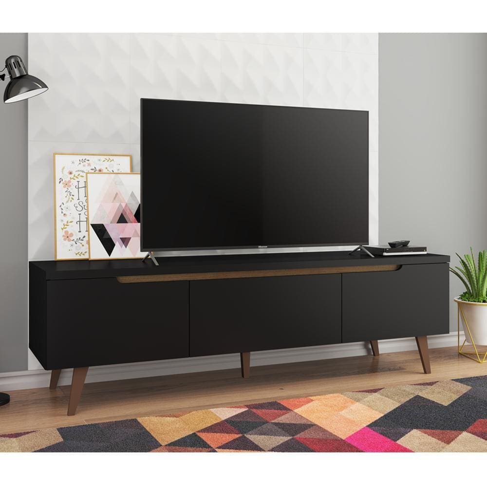 Rack para TV até 75 Polegadas Madesa Reims 2 Portas 1 Gaveta