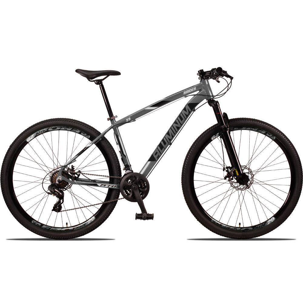 Bicicleta Raider Z3x Disc H Aro 29 Susp. Dianteira 24 Marchas - Grafite