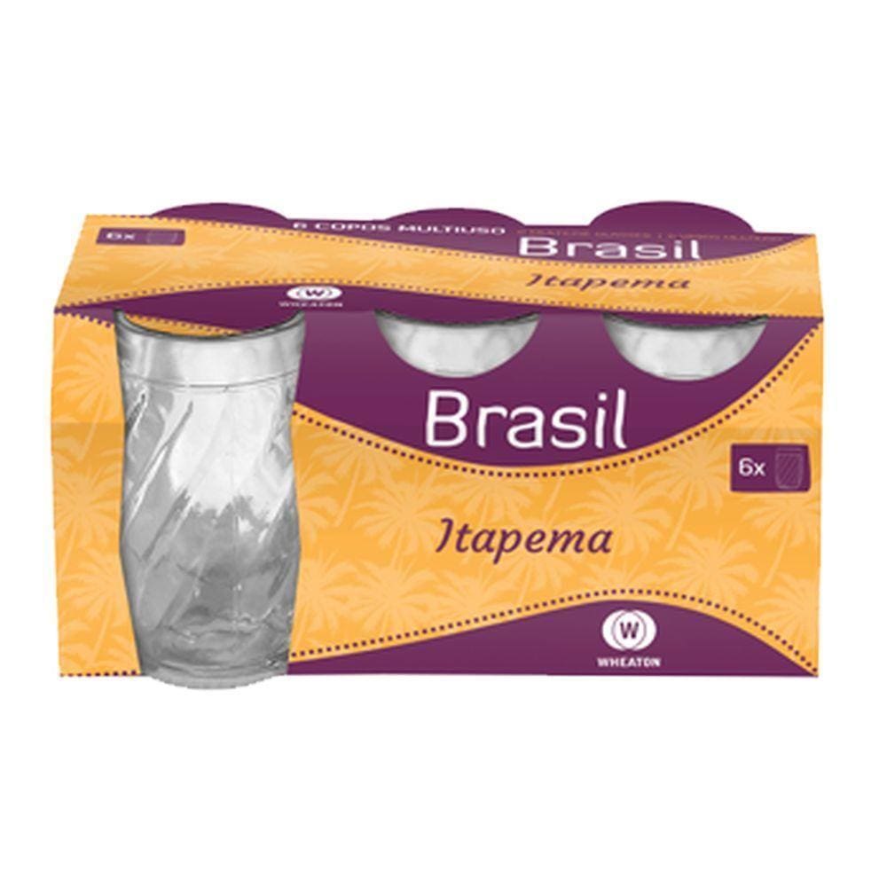 Cuponeiros - Jogo de Copos de Vidro 350ml 6 Peças Haus - Pavillion