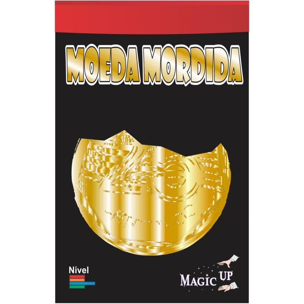 Moeda Mordida 0,25 Centavos Dourado