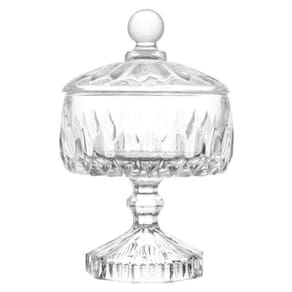 Bomboniere Potiche de Cristal c/ Pé Louise 18 cm - Wolff
