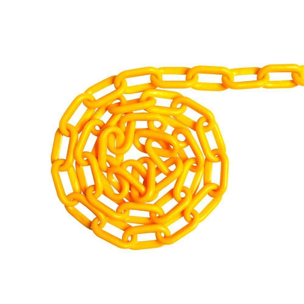 10 Mt Corrente Plástica Isolamento Calha Chuva Elo P Amarela