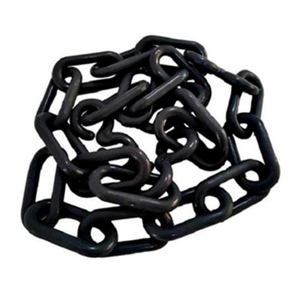 40 Mt Corrente Plástica Isola Calha Chuva Elo P Preto