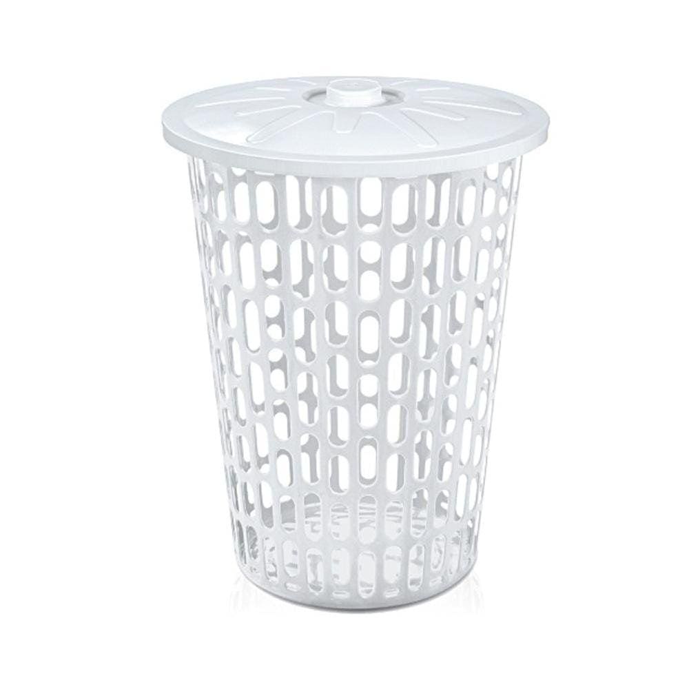Cesto Roupas Multiuso Organizador 60L Branco Arqplast