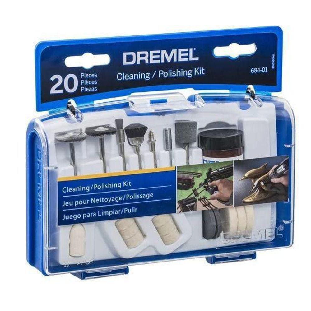 Kit Acessório P/ Micro Retifica 20Pcs Dremel 26150733Ab000