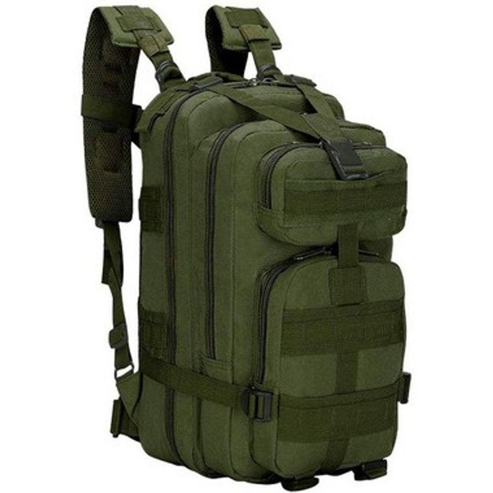Mochila Multiuso Escolar Militar Cargueira 30 Litros Camping Pesca Verde Lorben
