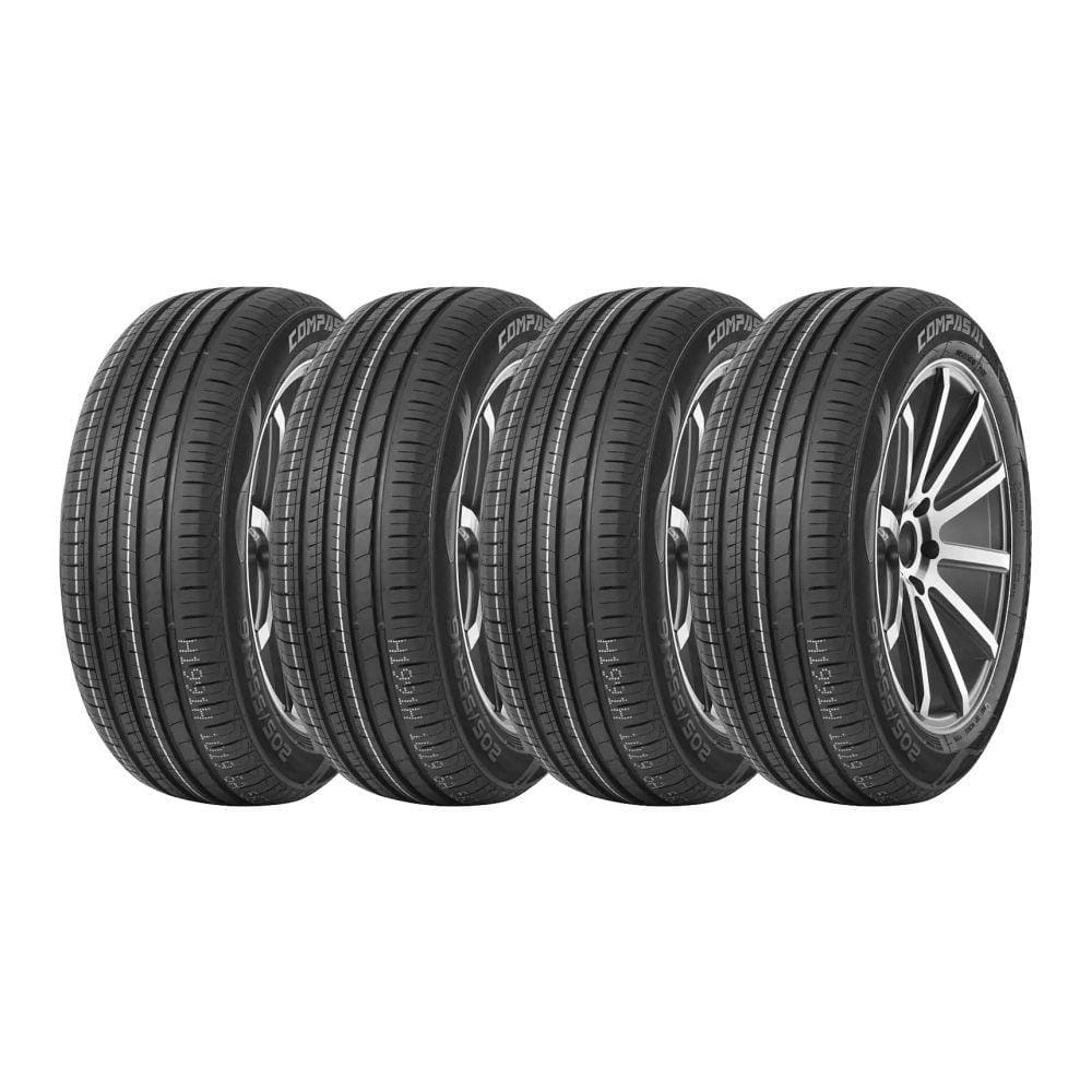 Kit 4 Pneus Compasal Aro 15 195/50R15 Blazer HP 82V