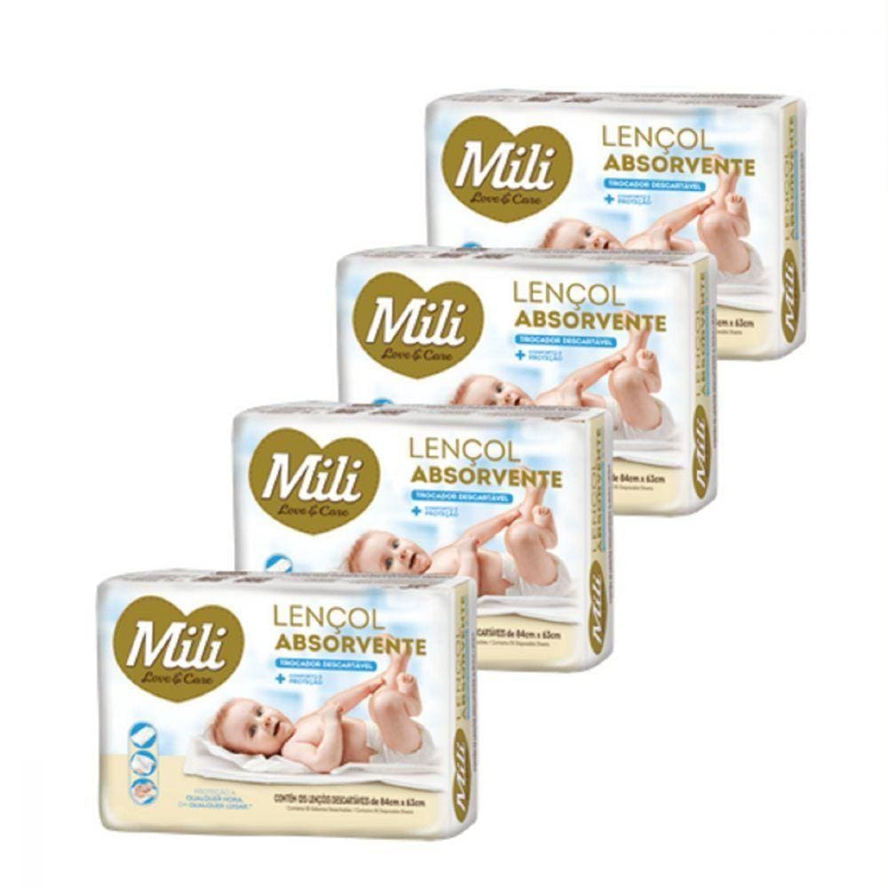 Trocador Descartável Mili Love & Care 8 Pacotes